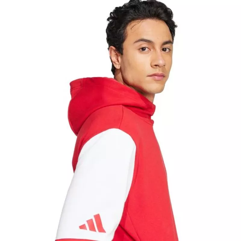 adidas Squadra 25 felpa con cappuccio uomo rosso XL
