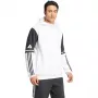 adidas Squadra 25 felpa con cappuccio uomo bianco nero 2XL