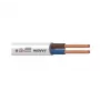 Cavo H03VV-F 3x0,75 bianco 50m