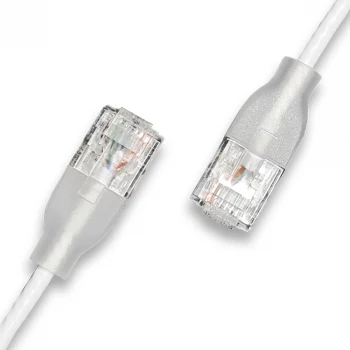 WANTEC eGlow cavo patch UTP CAT6a, 0,5 m, bianco