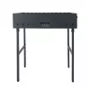 ŠAŠLYKINĖ MG-2 TexasClub grill a carbone 70x30x17 cm nero