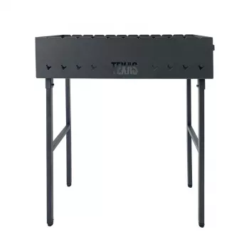 ŠAŠLYKINĖ MG-2 TexasClub grill a carbone 70x30x17 cm nero