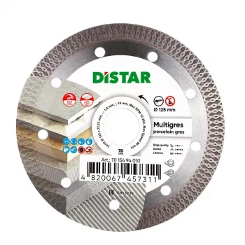 DISTAR MULTIGRES disco diamantato 125 x 1,4 x 10 x 22,23 mm