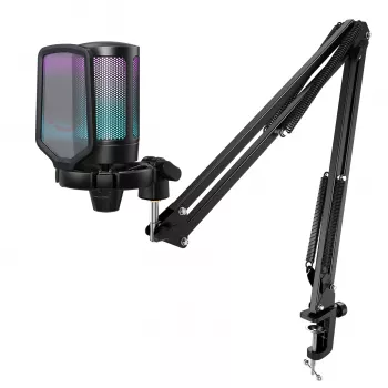 FIFINE A6T AMPLIGAME microfono da studio a condensatore USB RGB - nero