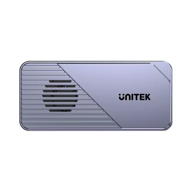 UNITEK case USB4 M.2 NVMe SSD con raffreddamento attivo, 80Gbps, senza attrezzi, alluminio, USB-C