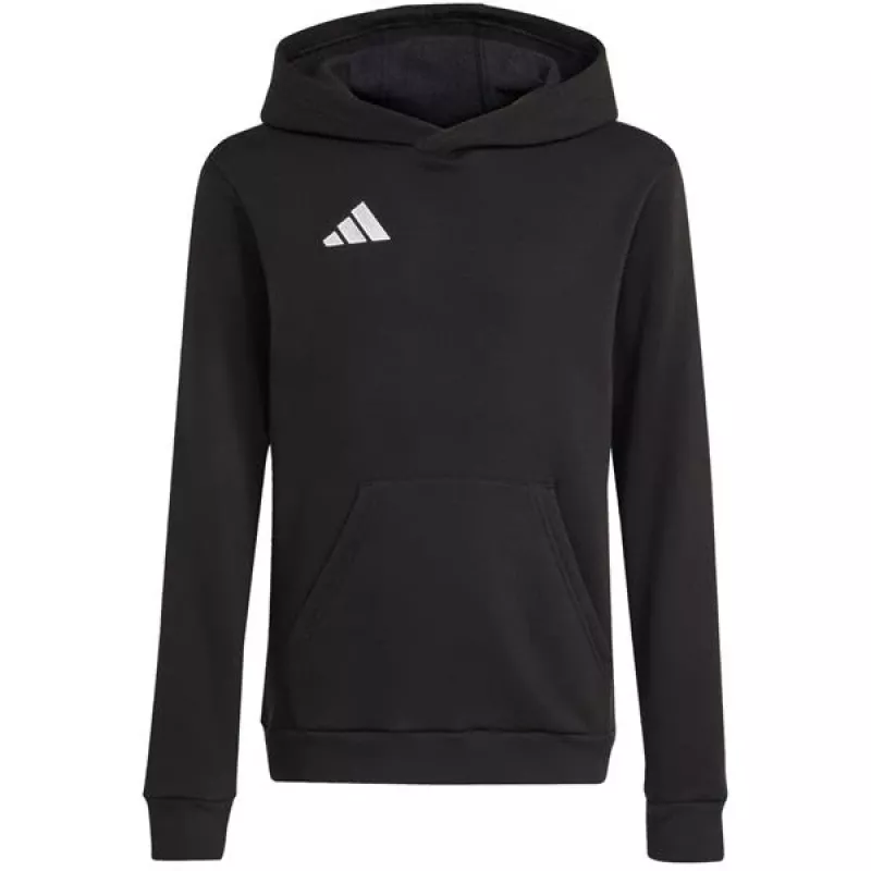 adidas Entrada 26 felpa con cappuccio bambino nero 152cm