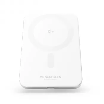 Vonmählen Evergreen Mag powerbank magnetica 5.000 mAh bianco