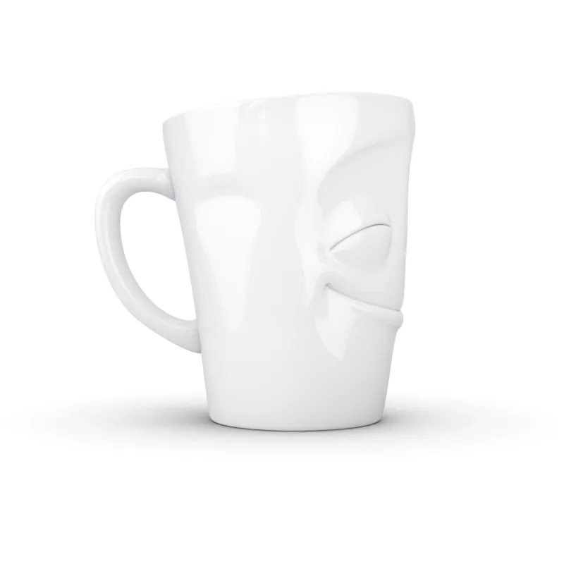 FIFTYEIGHT PRODUCTS T018301 tazza con manico Amused bianca 350 ml