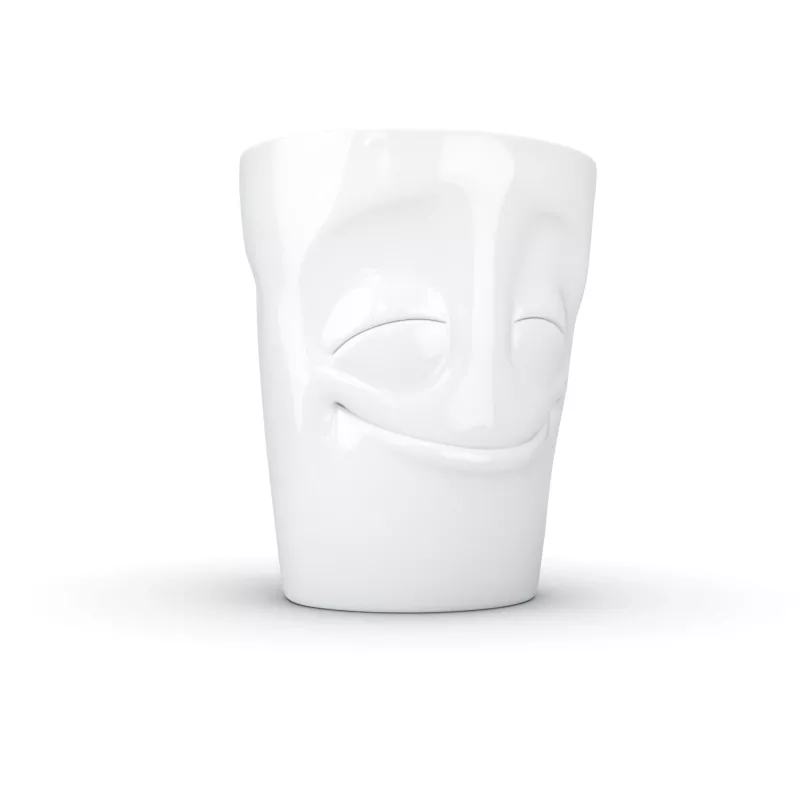 FIFTYEIGHT PRODUCTS T018301 tazza con manico Amused bianca 350 ml