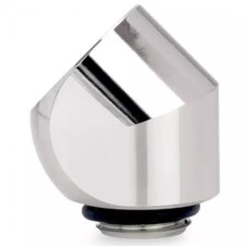 Thermal Grizzly DeltaMate Rotary adattatore 45° G1/4 - nichel lucido