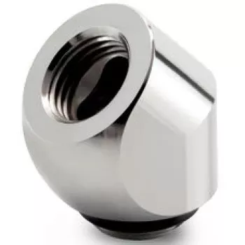 Thermal Grizzly DeltaMate Rotary adattatore 45° G1/4 - nichel lucido
