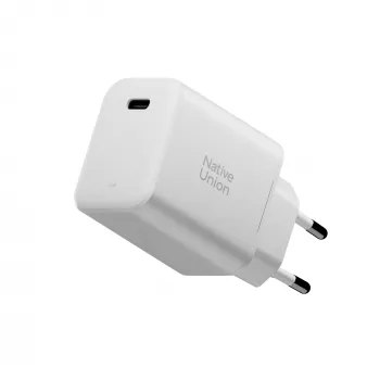 Native Union Fast GaN Charger 45W PD USB-C Caricabatterie da parete - Bianco (EU)