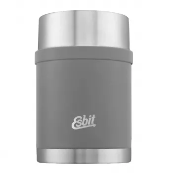 Esbit Sculptor Food Jug 0,75L - grigio pietra | contenitore termico sottovuoto in acciaio inox