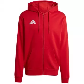 adidas Entrada 26 full-zip hoodie uomo rosso L