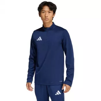 adidas Entrada 26 top da allenamento uomo blu navy con zip a quarto di lunghezza manica lunga L