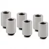 Thermal Grizzly DeltaMate Extender Fitting MF28 - nichel lucido, confezione da 6