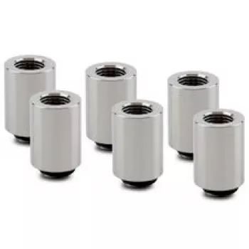 Thermal Grizzly DeltaMate Extender Fitting MF28 - nichel lucido, confezione da 6