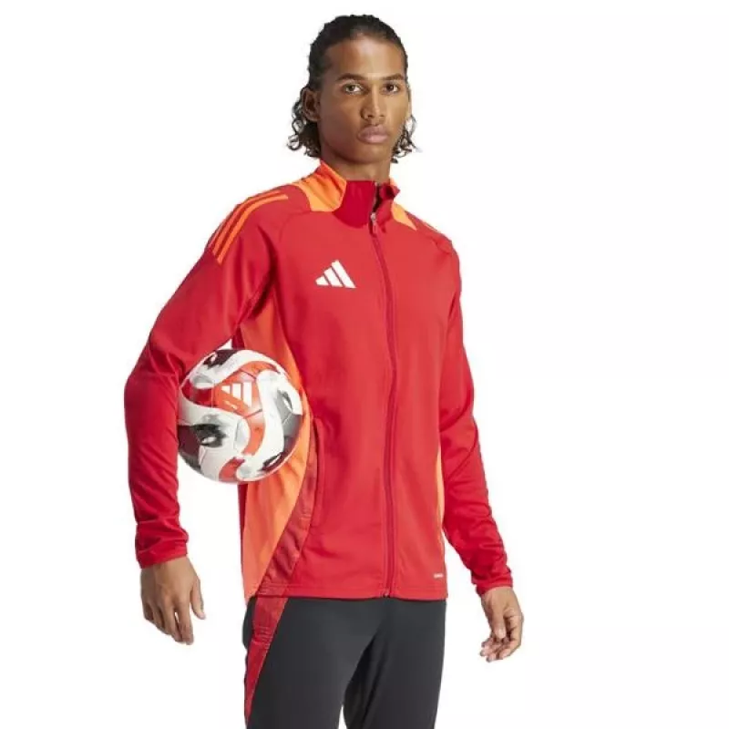 adidas Tiro 24 Competition felpa uomo rosso-arancio IP1875
