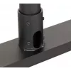 B-TECH AV SYSTEM X - carrello universale a basso profilo per schermi piatti (VESA 600 x 400) - 0,75 m, colonne Ø50 mm