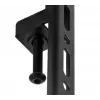 B-TECH AV SYSTEM X - carrello universale a basso profilo per schermi piatti (VESA 600 x 400) - 0,75 m, colonne Ø50 mm