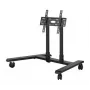 B-TECH AV SYSTEM X - carrello universale a basso profilo per schermi piatti (VESA 600 x 400) - 0,75 m, colonne Ø50 mm