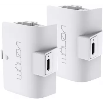 Venom batteria ad alta capacità per controller PS5 DualSense - bianco