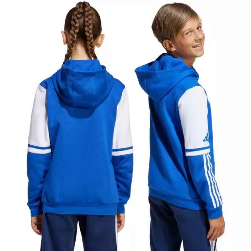 adidas Squadra 25 Felpa con cappuccio per bambino blu JD4806 128cm