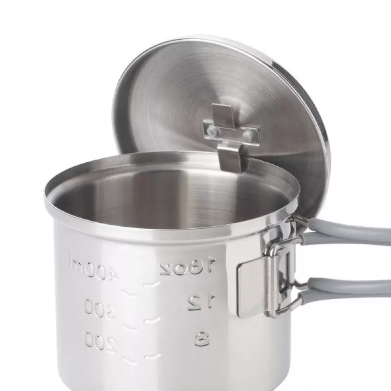 ESBIT PT625ST Pentola da campeggio 0,625 L acciaio inox