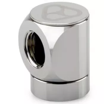 Thermal Grizzly DeltaMate Adattatore rotante 90° G1/4 inch su G1/4 inch, nichel lucido