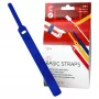 LABEL THE CABLE LTC BASIC STRAPS Fascette per cavi in velcro, 17 cm, confezione da 10, multicolore (blu, giallo, rosso)