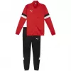 PUMA uomo Team Rise tuta da allenamento rosso e nero taglia L