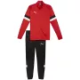PUMA uomo Team Rise tuta da allenamento rosso e nero taglia L