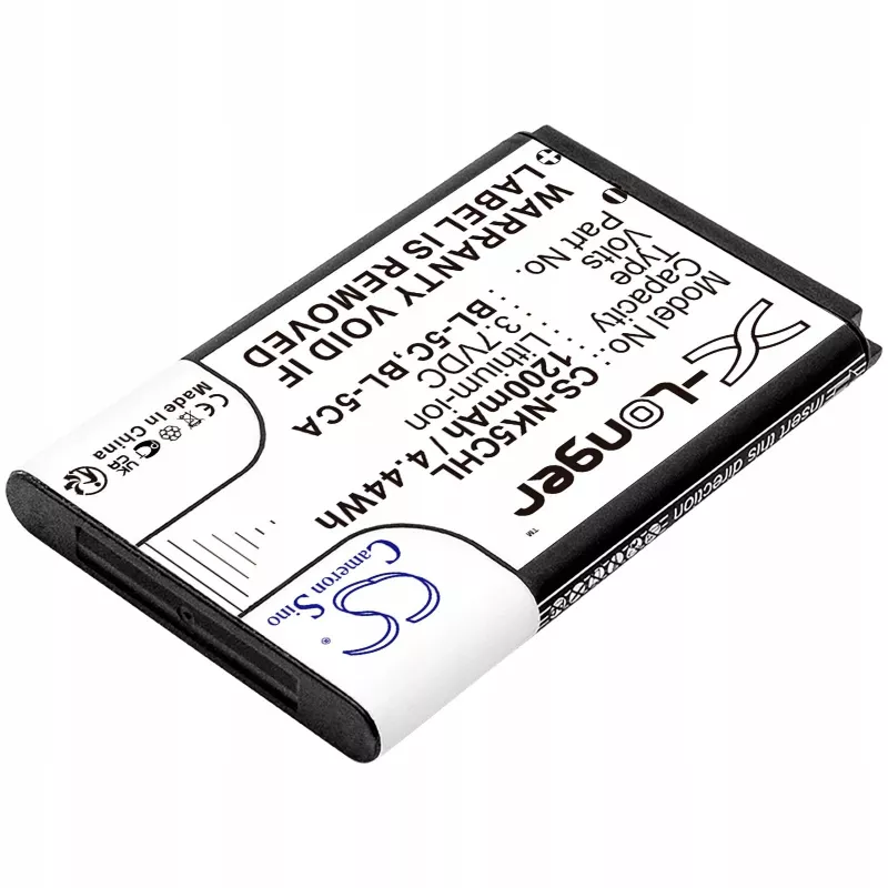 Cameron Sino batteria ricaricabile Li-ion 1200mAh per Nokia BL-5C, BL-5CA, Teltonika, Lark BL-6SP