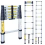 Scala telescopica BL-T380 380 cm, 13 pioli, alluminio, EN131, 150 kg