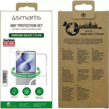 4smarts set protezione 360° per Samsung Galaxy Z Flip8 - trasparente