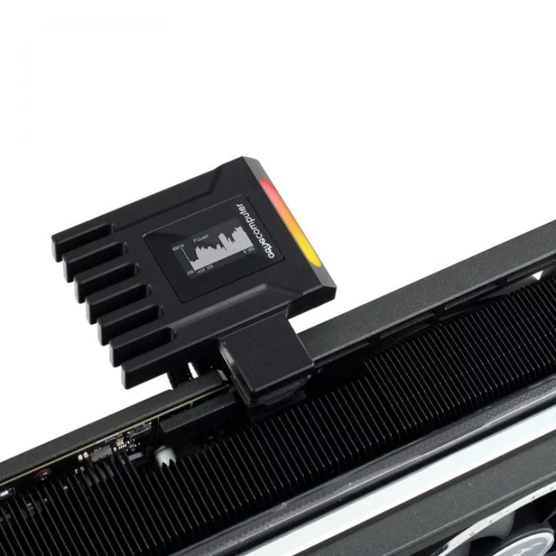 Aqua Computer AMPINEL 12V-2x6 gestione alimentazione scheda grafica, 650 W, OLED, RGBpx - Tipo B