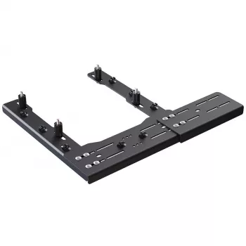 VIRPIL Controls piastra di prolunga per supporto sedia, 140mm - nero
