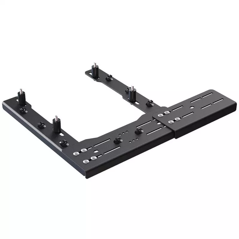 VIRPIL Controls piastra di prolunga per supporto sedia, 140mm - nero