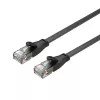 UNITEK cavo piatto Cat.6 UTP 10m nero RJ45 snagless Gigabit Ethernet
