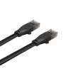 UNITEK cavo piatto Cat.6 UTP 10m nero RJ45 snagless Gigabit Ethernet