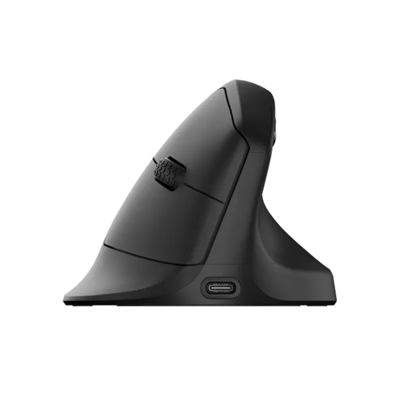 Keychron M5-A29 Verticale PixArt 3311 1K Nero Mouse da Gaming Ergonomico Wireless