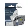 MediaRange MRBTZ261 cartuccia nastro etichette laminato 36mm nero su bianco per Brother P-Touch