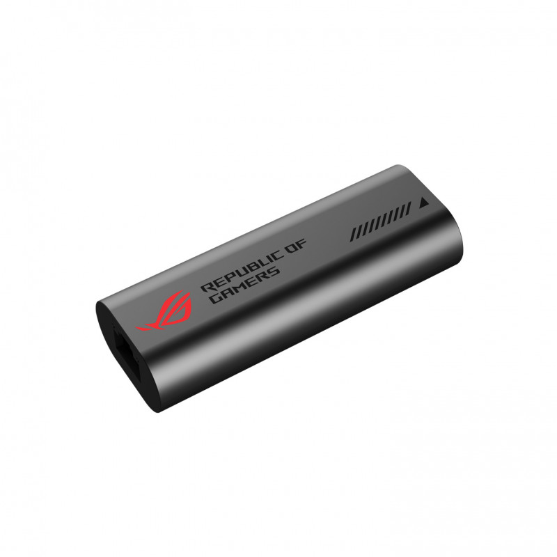 ASUS ROG USB-C10G adattatore Ethernet 10G 2-in-1 con connettore USB-C e USB-A, Plug & Play, compatto e ideale per i viaggi