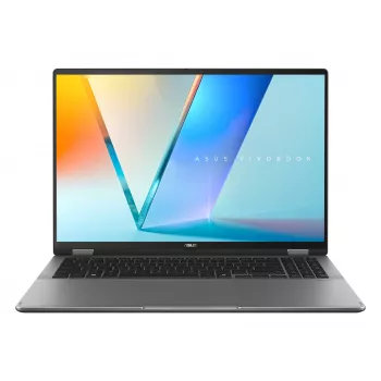ASUS Vivobook 16 Flip TP3607AA-FLIP-DISSI4X Copilot+ PC laptop 2-in-1, 16 pollici WUXGA OLED touch, Intel Core Ultra 9 386H, 32GB LPDDR5x, 1TB SSD, Windows 11 Pro, tastiera francese AZERTY