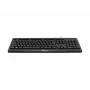 MediaRange MROS109-GR tastiera USB con filo, layout QWERTY greco, nero, 105 tasti, membrana, cavo 1,5 m