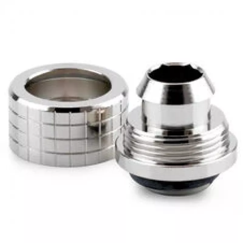 Thermal Grizzly DeltaMate raccordo a compressione, ottone - nichel lucido, ST13, confezione da 6