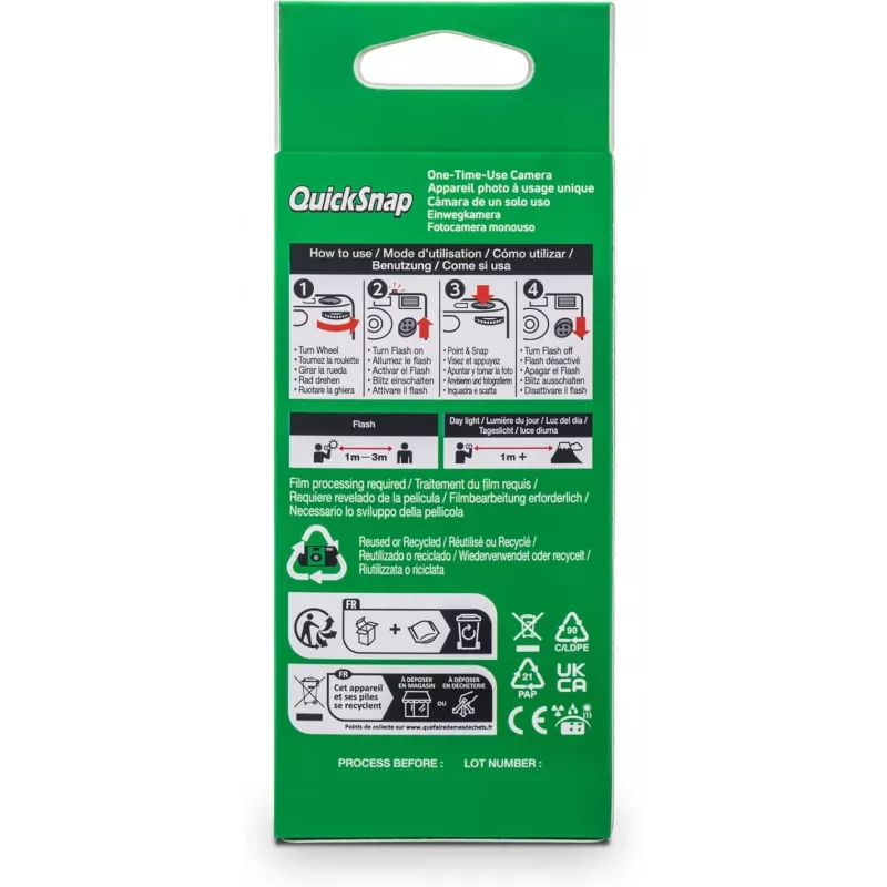 Fujifilm Quicksnap Flash 400 fotocamera usa e getta 27 scatti