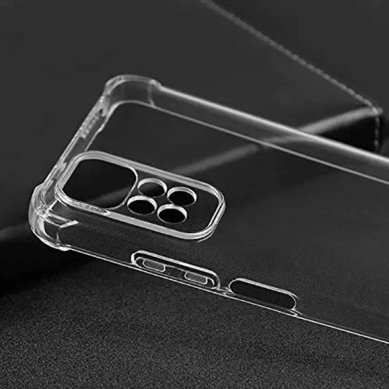 Evelatus Xiaomi Redmi Note 11/11S custodia in silicone Military Shockproof TPU trasparente