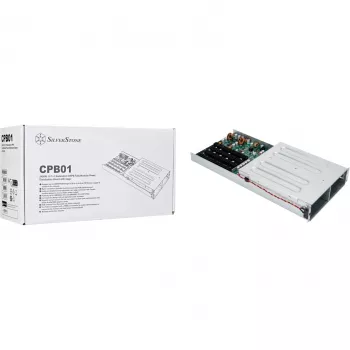 SilverStone SST-CPB01 scheda di distribuzione alimentazione CRPS ridondante 1+1 1U con gabbia, fino a 2400 W