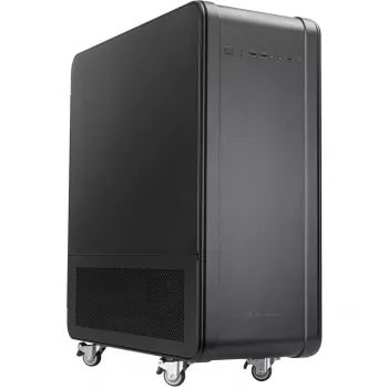 SilverStone Technology ALTA G1M case tower Micro-ATX - nero, vetro temperato, rotazione scheda madre 90°, ventola Air Penetrator 180mm